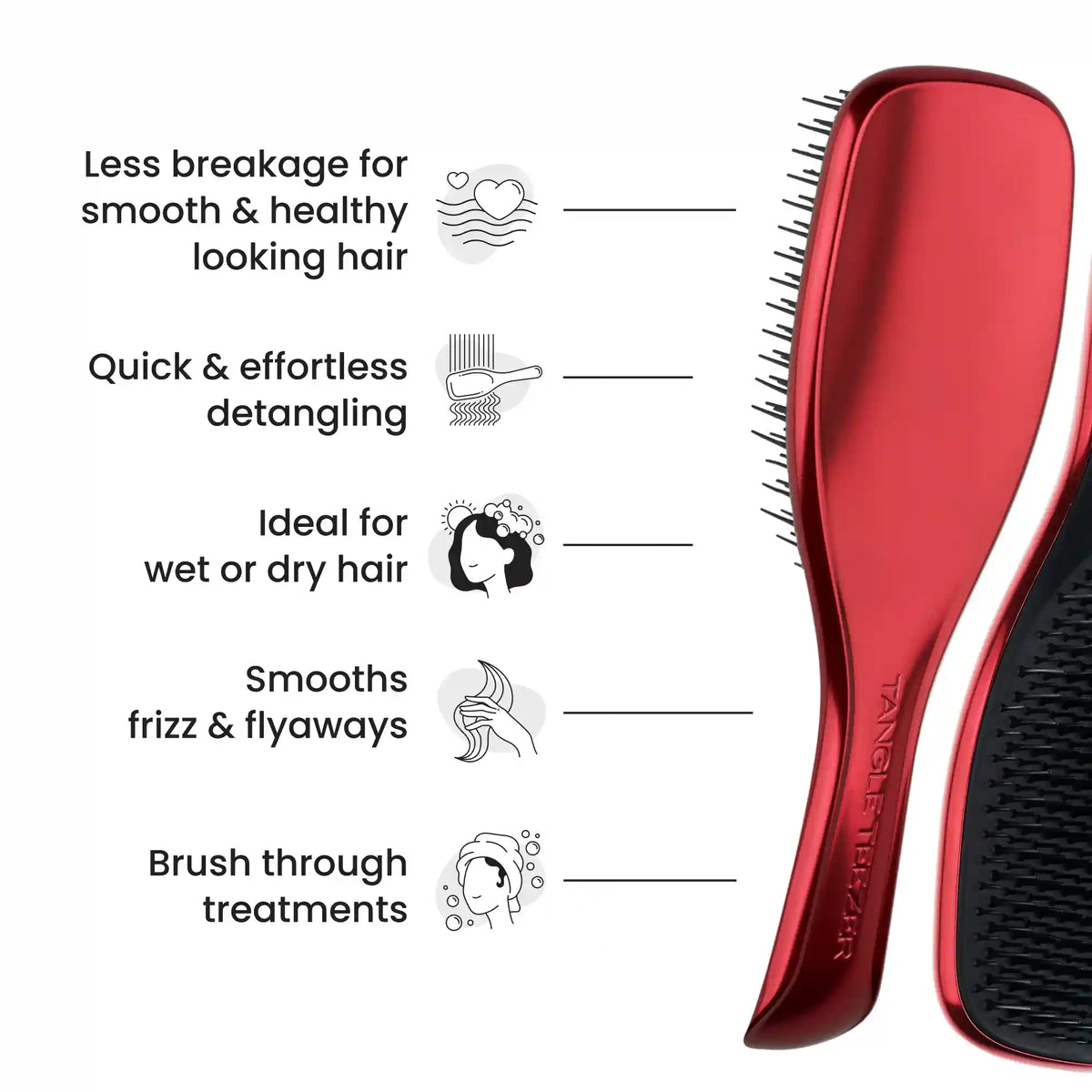 The Devil Wears Prada and Tangle Teezer The Ultimate Detangler™